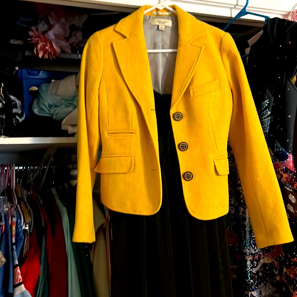 Paul and John mustard blazer small 2-4